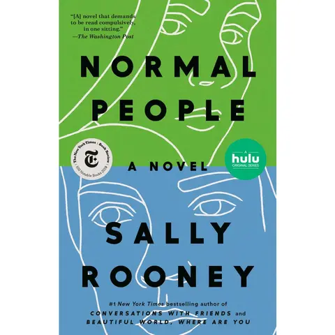 Used Sally Rooney Normal People Fiction Book - Crown Publishing Group (NY), Softcover English, 0.73 lbs, 304 Pages, 2020 Edition, Hulu-Themed Reading Materials, Literature Book