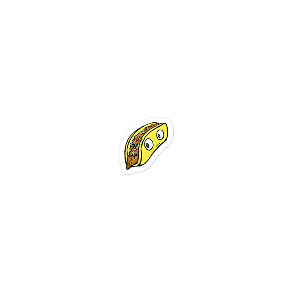 Tini Awko Taco Bubble-free stickers