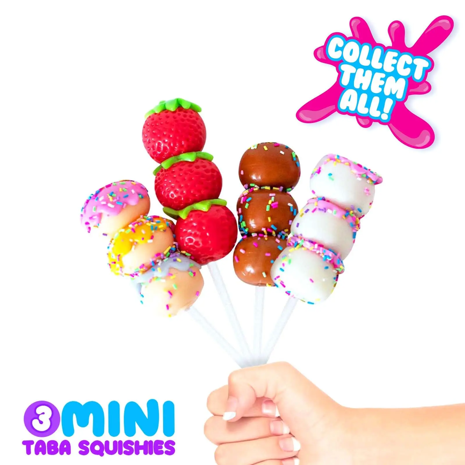 Mushmeez Sweet Friends Taba Squishy 4 Color Assortments