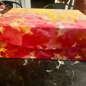 Colorful box by the spring shop