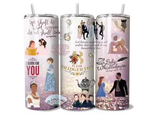 Elegant Bridgerton Designed Insulated Travel Mug