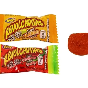 Revolcaditas Watermelon and Mango Pack of 36 Pieces Sweet Snack with Fruity Flavor Perfect for Sharing or Individual Enjoyment