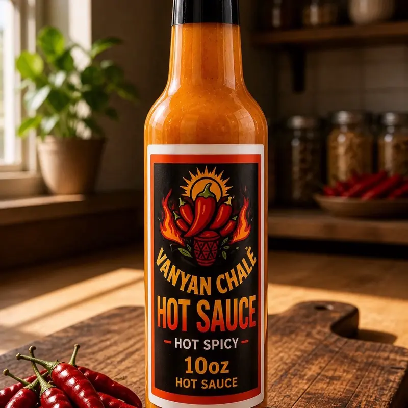 Vanyan Chale Hot Sauce - 10oz Hot Spicy Flavor for Bold Tastes