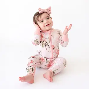 Vintage Pink Rose Convertible One Piece Bodysuit