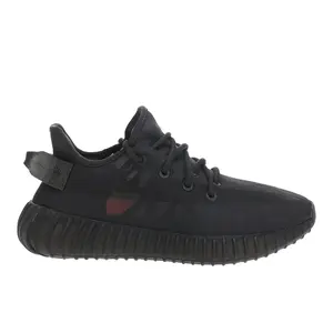 adidas Mens Yeezy Boost 350 V2 Lace Up Sneakers Shoes Casual - Black