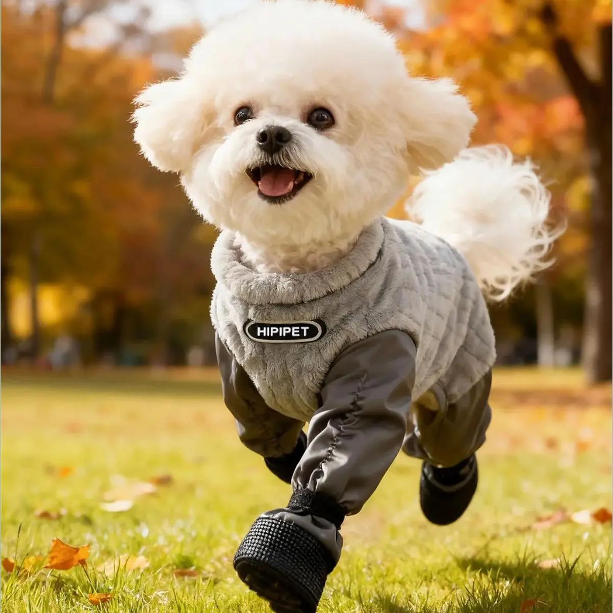 Waterproof Snowproof Dog Boots Dog Coat Warm Fleece Dog Jacket,Windproof dog clothes with Harness ,Reflective Turtleneck Dogs Snowsuit dog snow pants dog shoes