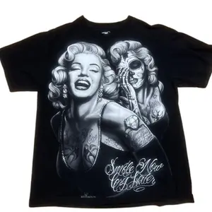 Dga David Gonzales 'smile Now Cry Later' Gangster Cholo T-Shirt