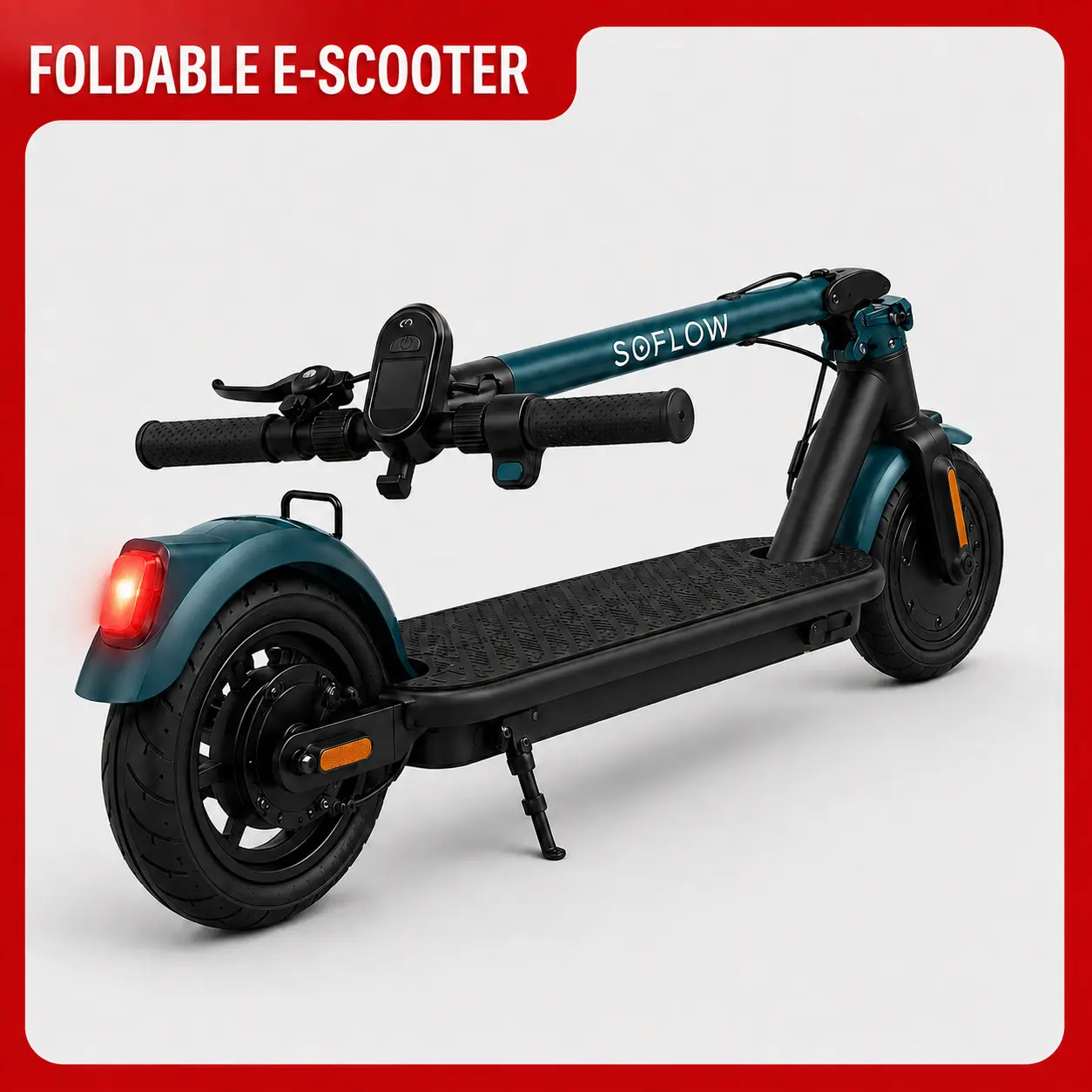 Electric Scooter for Adults, 700W Peak Power, 18 MPH Max Speed, 8.5" Tires, Smart LED Display, Rear Disc Brake, LED Headlight, Lightweight Portable Foldable E-Scooter for Daily Commute & City Travel