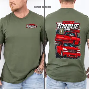 Red Silverado Racing Graphic Tee - Vintage Street Truck T-Shirt - Performance Pickup Apparel - Gift for Chevy Truck Enthusiasts