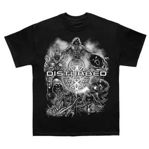 Disturbed Anthology Vintage Rock Band Tee T Shirt