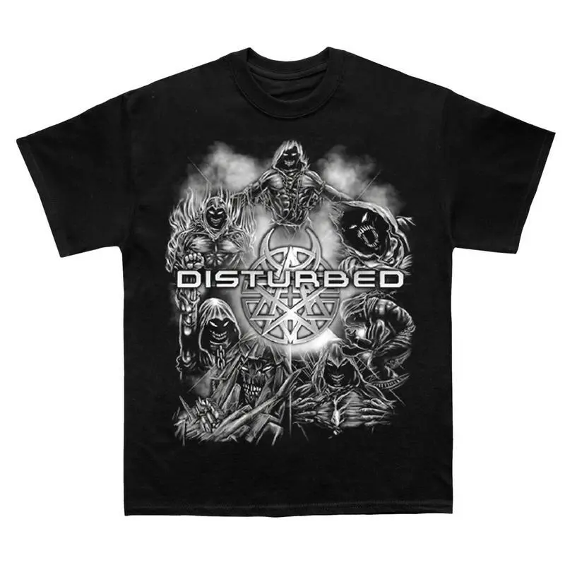 Disturbed Anthology Vintage Rock Band Tee T Shirt
