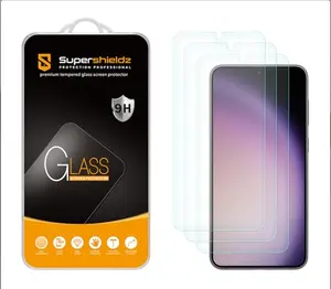(3 Pack) Supershieldz Designed for Samsung (Galaxy S24 Plus) Tempered Glass Screen Protector, Anti Scratch, Bubble Free