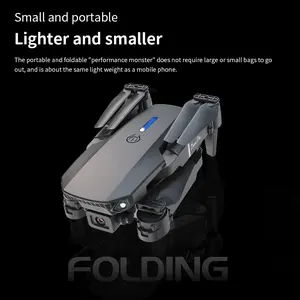 2026 New E88 PRO Drone Dual Camera HD WiFi FPV, Optical Flow Hover, One Key Return, 360° Flip,  2 Batteries for Adults Beginners Aerial Photography