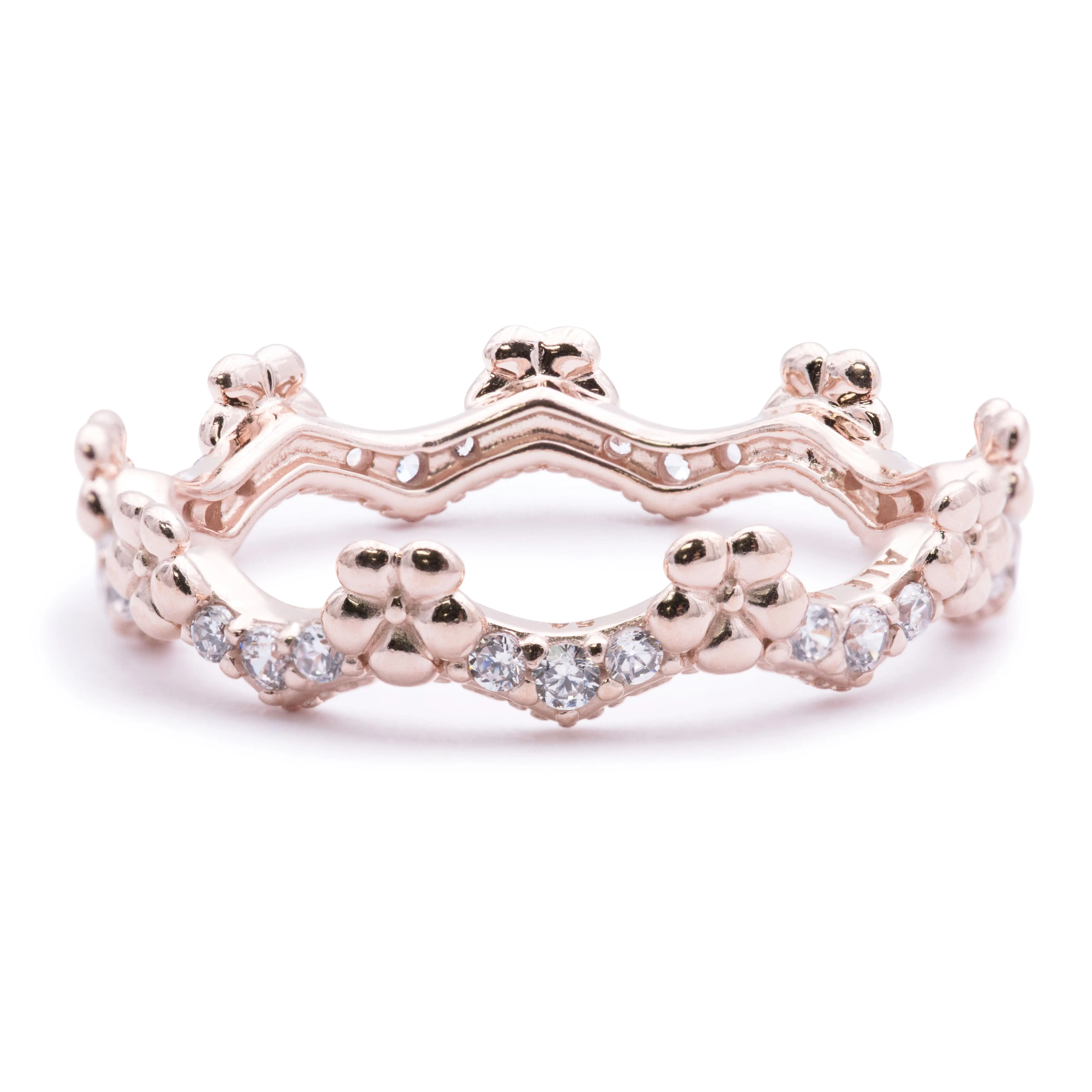 PANDORA Flower Crown Ring 187924CZ
