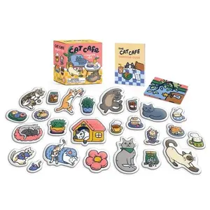 Cat Cafe Magnet Set -- Alasdair Stuart - Paperback