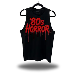 80'S HORROR CLASSIC BLACK TANK TOP
