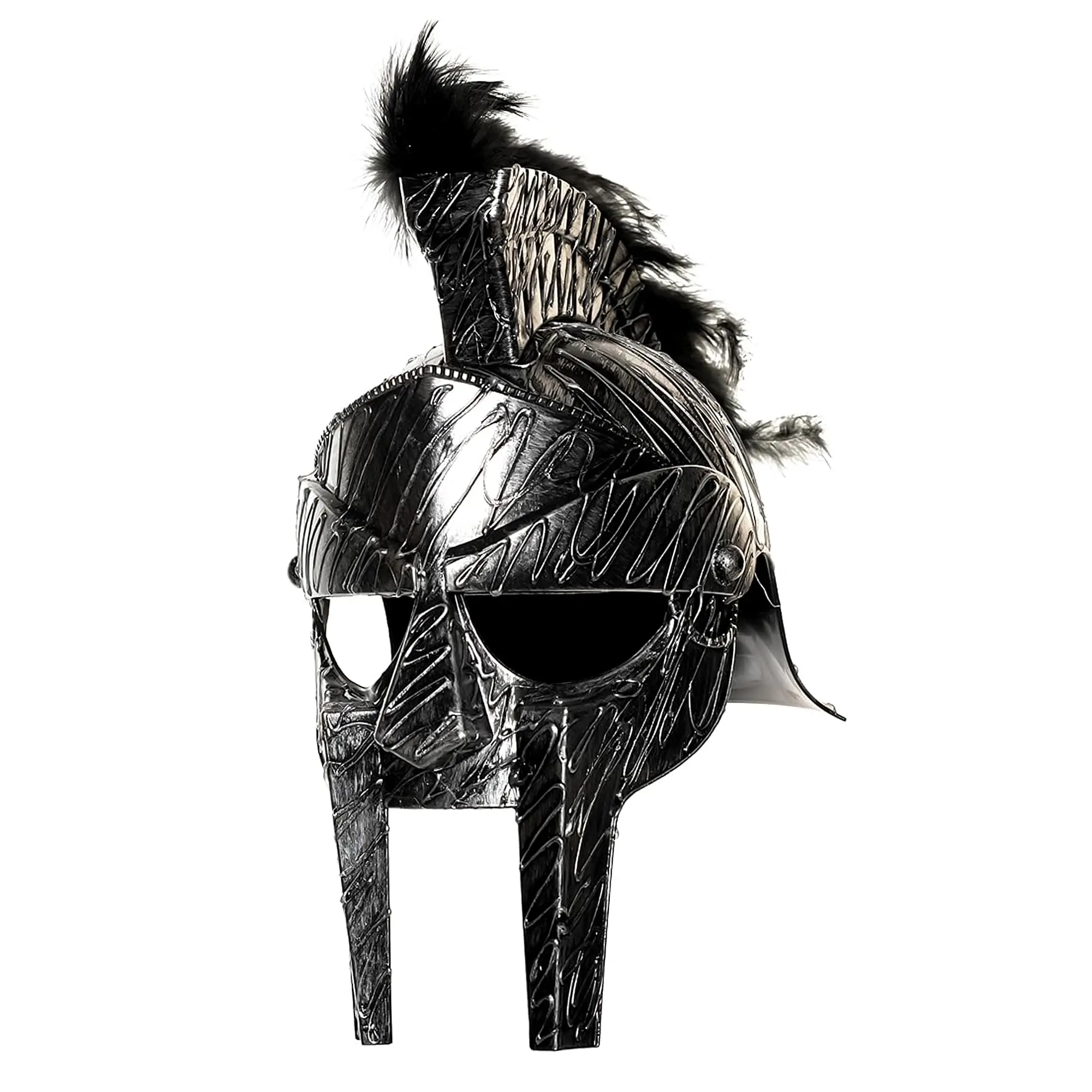 Evil Roman Gladiator Helmet Adult Costume Accessory, Original, Menswear, Costume Ideas, Fabrics