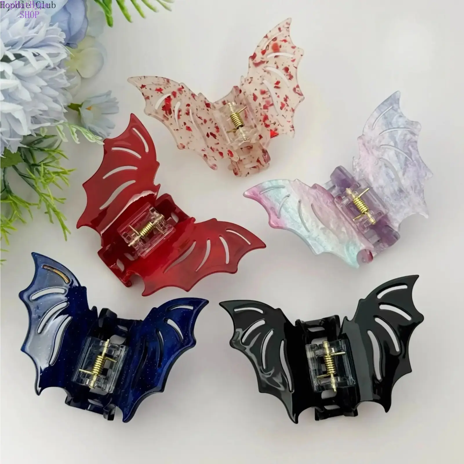 Women's Gothic Bat Wing Hair Claw Clip - Non-Slip Fun Claw Clips for Styling, Ideal for Daily Wear & Costume Use, Hair Clips For Styling
