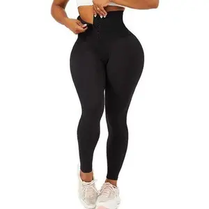 LEG-52 {Shape It Up} Black Tummy Control Capri Leggings PLUS SIZE 1X 2X 3X