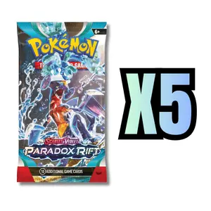 Paradox Rift - 5X Pokémon Booster Packs - LIVE RIP