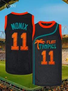 Boyfriend Style Stitched Basketball Jersey, Loose-Fit Breathable Mesh Vest, Sporty All-Season Outdoor Training Top, Workout Activewear, Suitable for Men & Women