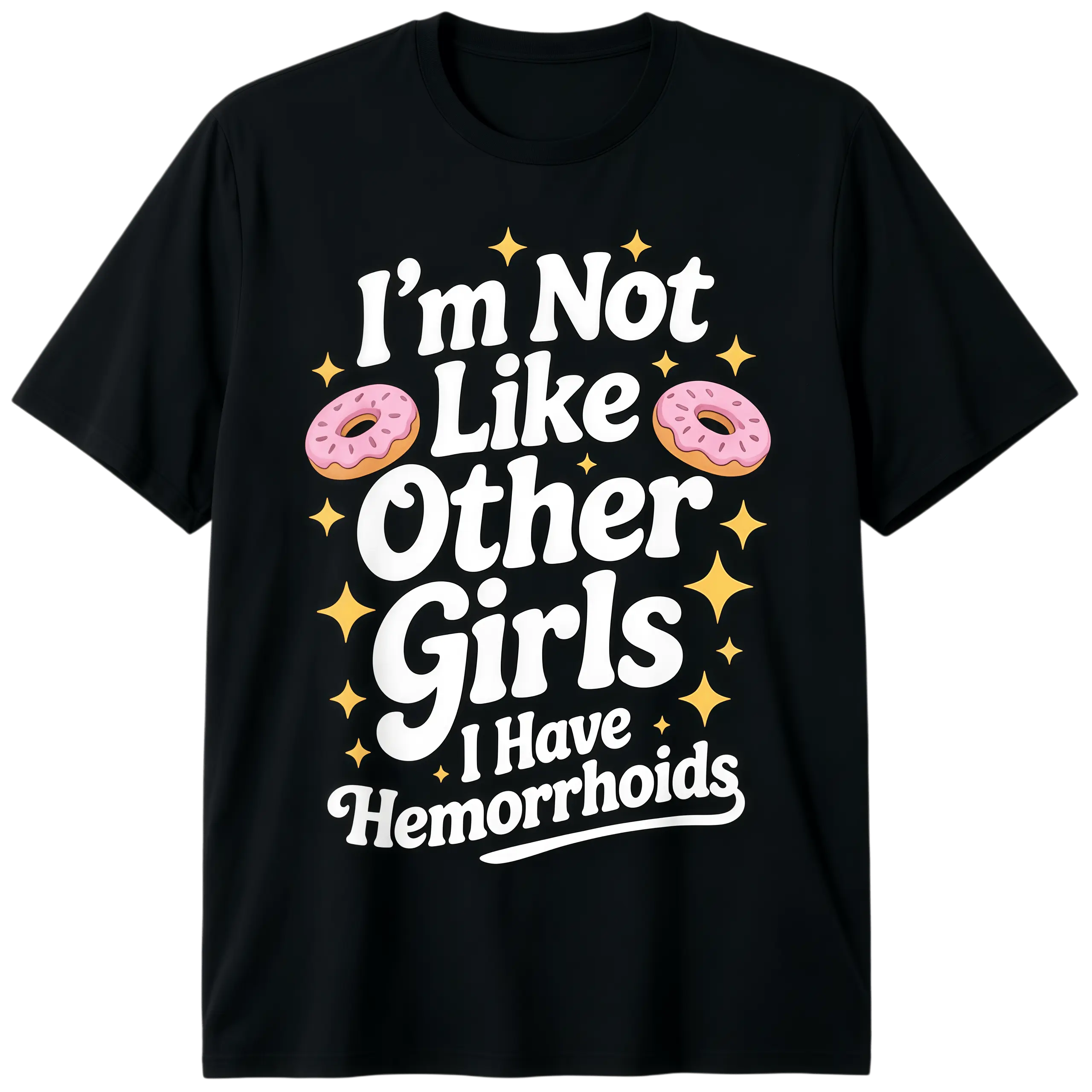 Cotton Graphic Tee Embarrassing Shirt Hemorrhoids Inappropriate Adult Humor T-Shirt, Plus Size T Shirts, Short Sleeve T Shirt, Casual T Shirt