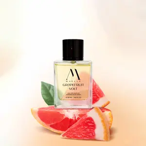 Grapefruit Volt by Maelle Perfumes 50ml Eau de Parfum for Men | Grapefruit Ginger Ambrette | Long Lasting Citrus Woody Perfume for Men | Ambroxan Musk Vetiver Patchouli Men’s Fragrance for Daily Wear & Gifts