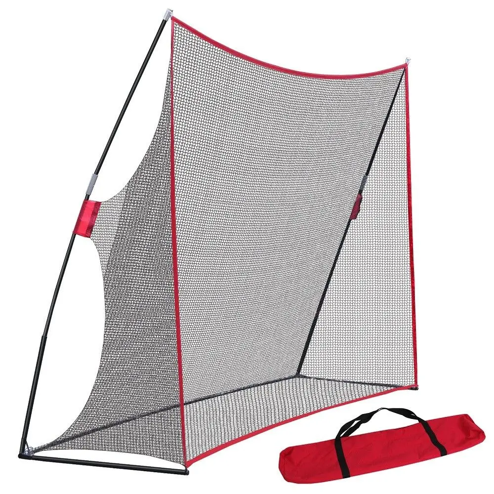 AnswerE 10x7FT Portable Golf Practice Net - Golf Ball Hitting & Driving Training Aids, Easy to Store, with Carry Bag, Suitable for All Skill Levels, Outdoor Use