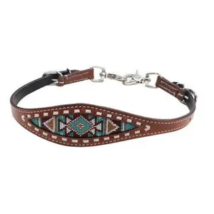 Navajo Beaded Buckstitch Wither Strap