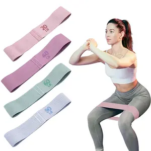 Hip Resistance Bands Anti-Slip Stretch Fitness Strips Portable Glute Thigh Elastic Bands Yoga Gym Equipment Workout Straps Stretching Gear