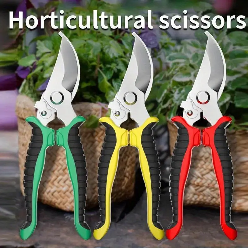 Horticultural Scissors Bird Beak Shape Branch Pruning Labor Saving Pruning Stainless Steel Picking Multifunctional Fruit Scissor Tree Trimmer