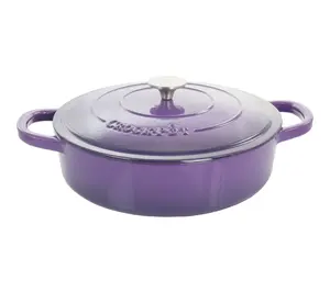 Crock-Pot Artisan 2pc 5qt Enameled  Braiser with Lid Lavender