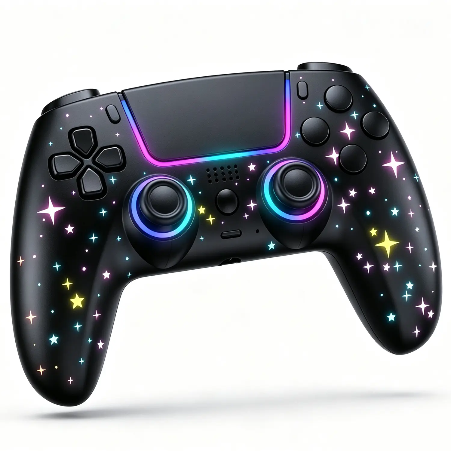 POGRIKO Wireless Controller for P5 Controller Compatible with PS5/Pro/Slim Console with Dual Vibration, 6-Axis Gyro Sensor, 3.5mmAudio Jack, Support microphone function