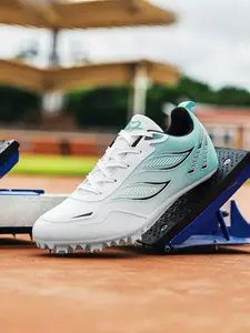 Unisex Track & Field Spikes Shoes, Breathable Football Running Sneakers, Anti-Slip Sole, Lightweight Support, Sports Footwear, Soccer Cleats