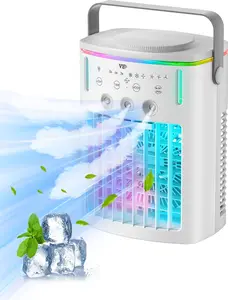 Portable Evaporative Air Conditioner 4-In-1 Cooler With Remote Control, 3 Speed Settings For Personal Cooling, Ideal For Home And Office, Humidifier Mode, Low Noise Operation, Compact Portable Design With Easy Water Tank Refill