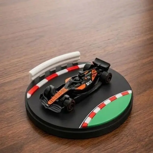 Apex Curve F1 Desk Display 3D - Racing Car Decorative Ornament for Office or Home
