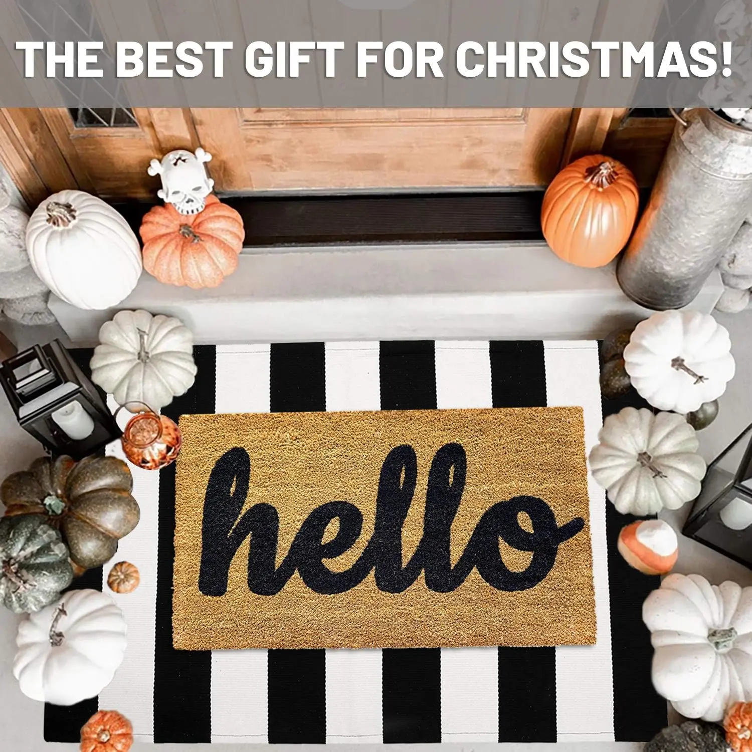 Black White Striped Rug -27.5" X 43" Front Door Mats Outdoor,Washable Rug for Front Porch Decor,Spring Summer Welcome Mats Outdoor Indoor, Doormat for Farm Black White Striped Rug -27.5" X 43" Front Door Mats Outdoor,Washable Rug for Front Porch Decor,Spring Summer Welcome Mats Outdoor Indoor, Doormat for Farm