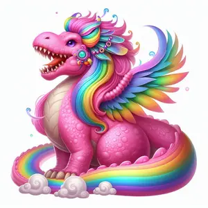 Fantasy Wall Decor Repositionable Stickers Ready for Glitter, Great for Kids Decorative Unicorn