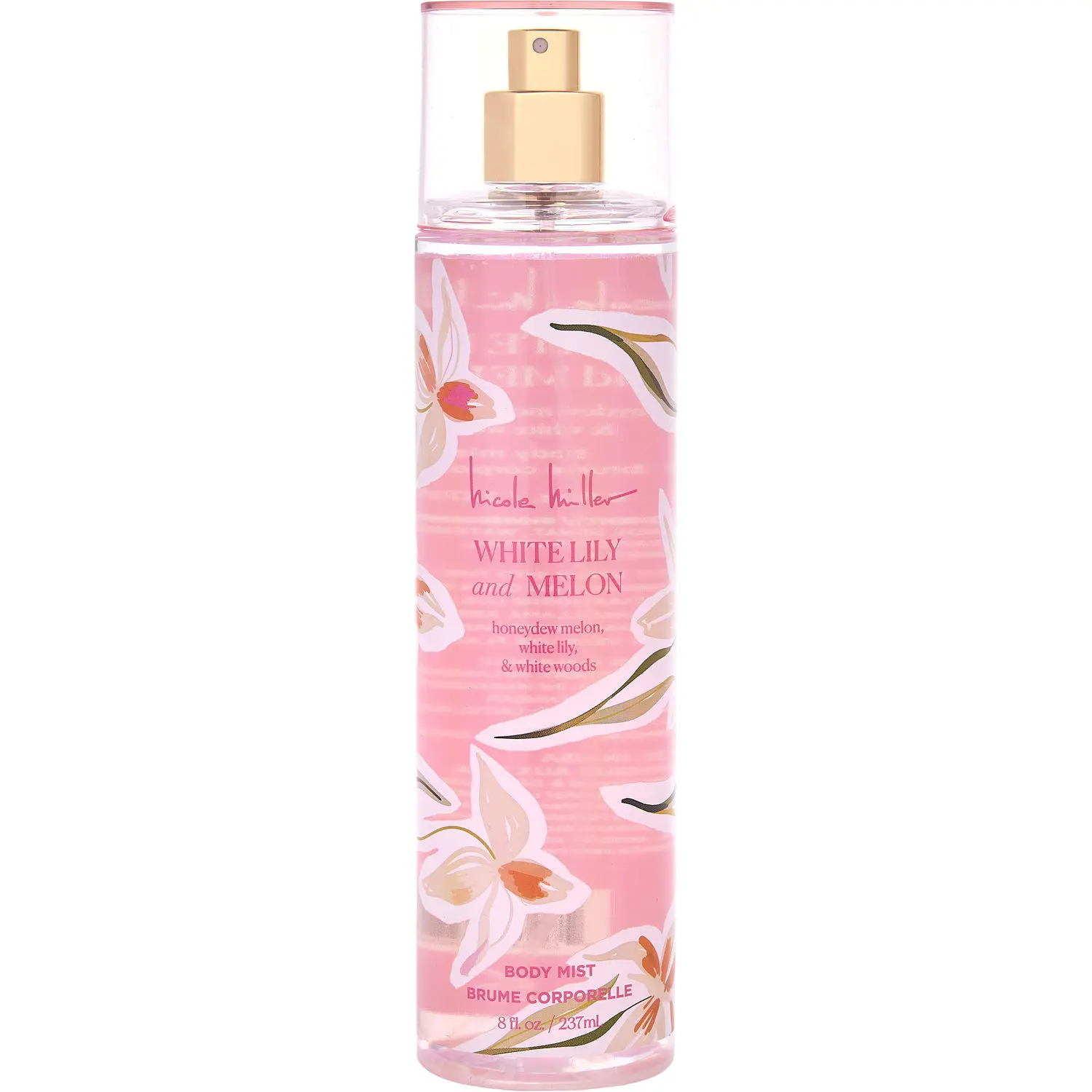 Nicole Miller White Lily Melon By Nicole Miller Body Mist For Women