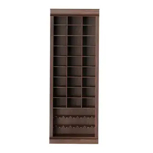 10-Tier Tall Shoe Storage Cabinet, Freestanding Closet Organizer with 27 Open Cubbies, Multi-Slot Shoe Rack with Independent Boot Compartment, Spacious Storage for Entryway & Bedroom