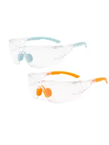 【2pay】Safety Eyewear Fashion Flat Glasses, Clear Lenses, Scratch-Resistant Protection, Ideal for Men & Women, Daily Use & Outdoor Activities, Safety Glasses Goggles