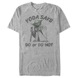 Men's Star Wars Yoda Says Do or Do Not T-Shirt