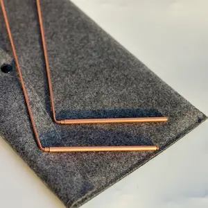 Dowsing Rod 2PCS  99.9% Copper- Divining Rods with Bag - Detect Gold, Water, Ghost Hunting Ergonomic Handles Lost Objects