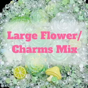 Flower Mixed with Pearls Rhinestone - Elegant Design for Any Occasion Floral