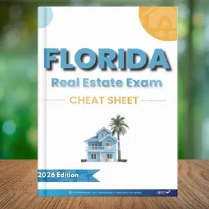 Florida Real Estate Exam Cheat Sheet 2026 Edition - 10-Page Guide for FREC & DBPR License Types
