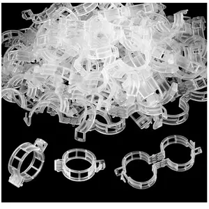 200 Pcs Plastic Trellis Plant Support Clips for Support, Grape and Tomato Vine, Vegetables Plants, Garden Clips to Grow Upright Makes Plants Healthier