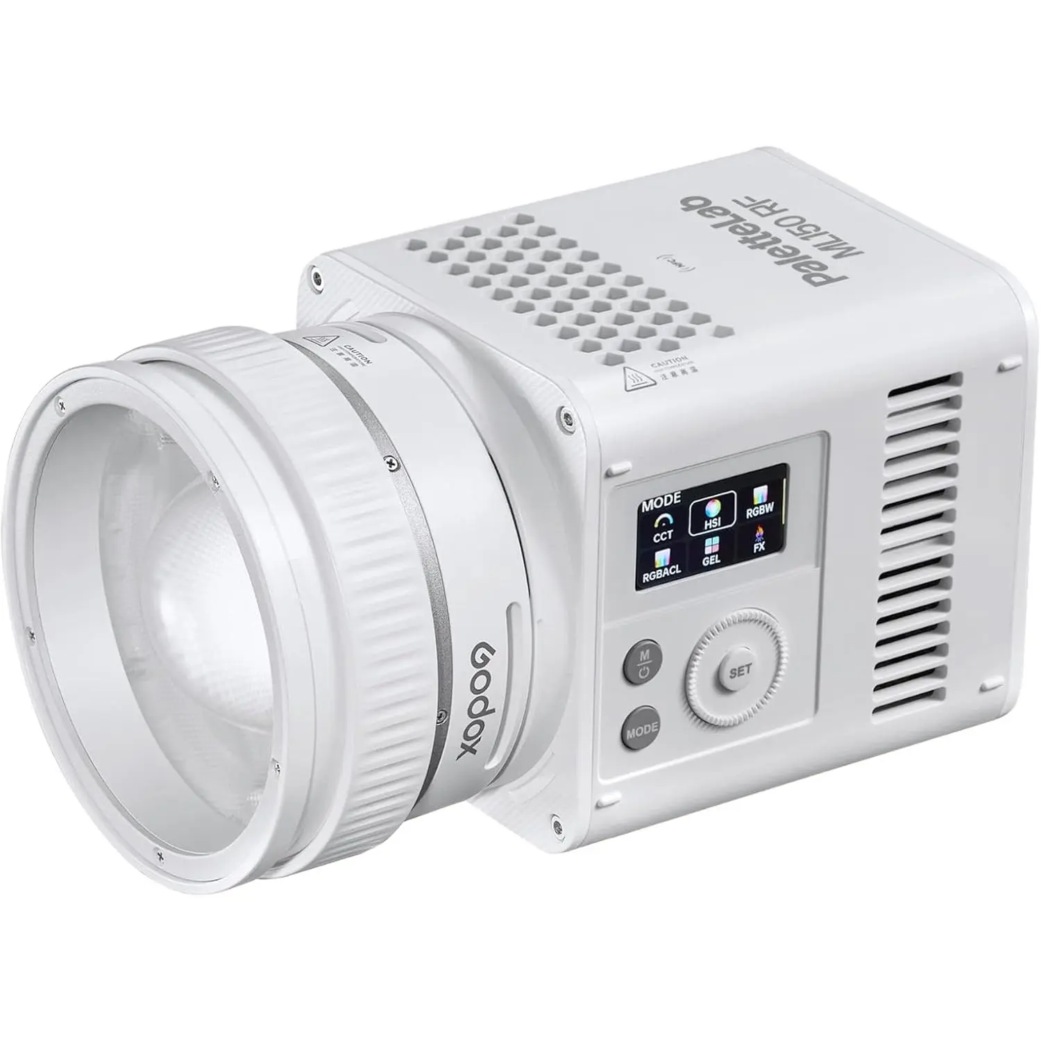 Godox ML150 RF with PaletteLab Color Engine, 165W RGBW LED Light | PaletteLab Color Engine, 165W Output, 1800K-10000K CCT, RGBW/HSI/GEL/X-Y Modes, CRI/TLCI 96+, DMX/RDM, Bluetooth App Control flash lighting