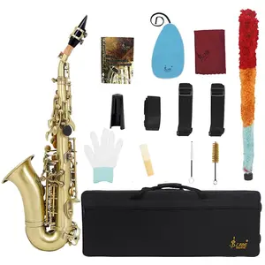 Bb High Pitched Saxophone, Professional Saxophone with Accessories, Musical Instrument for Students & Professionals