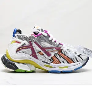 the hottest retro running-style dad shoe right now, masterfully blending Y2K millennium aesthetics with deconstructed, distressed design — the ultimate statement piece for elevating any outfit.