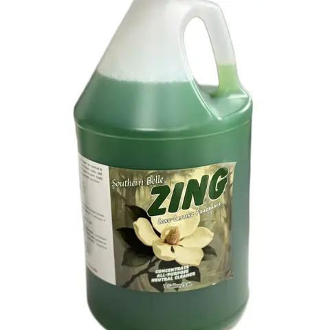 Zing Non-Bleach Toxin-Free Deodorizing Concentrated Scented Southern Belle Fragrance Neutral Liquid Cleaner, 1 Gal Bottle, Gentle Essential Cleaning Products, Multi-Surface Home Care Supply for Low Tox Lifestyle & Less Harsh Impact